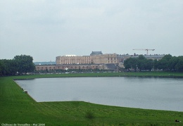 Vue sur l'Orangerie du château de Versailles