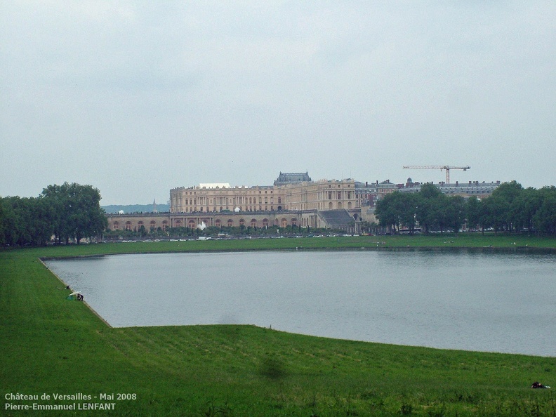 Vue sur l'Orangerie du château de Versailles